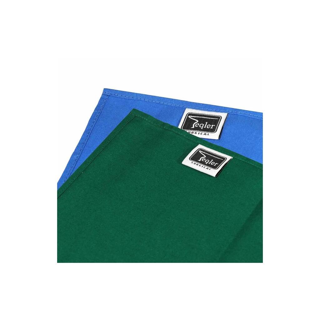 Schlitztuch wiederverwendbar - grün - 1.3m - 1m
