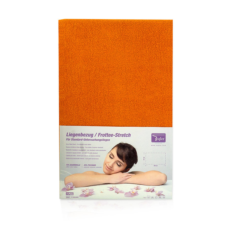 Liegenbezug Frottee-Stretch 65x195cm - beige