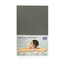 Liegenbezug Frottee-Stretch für EKG-Liegen 80x195cm - grau
