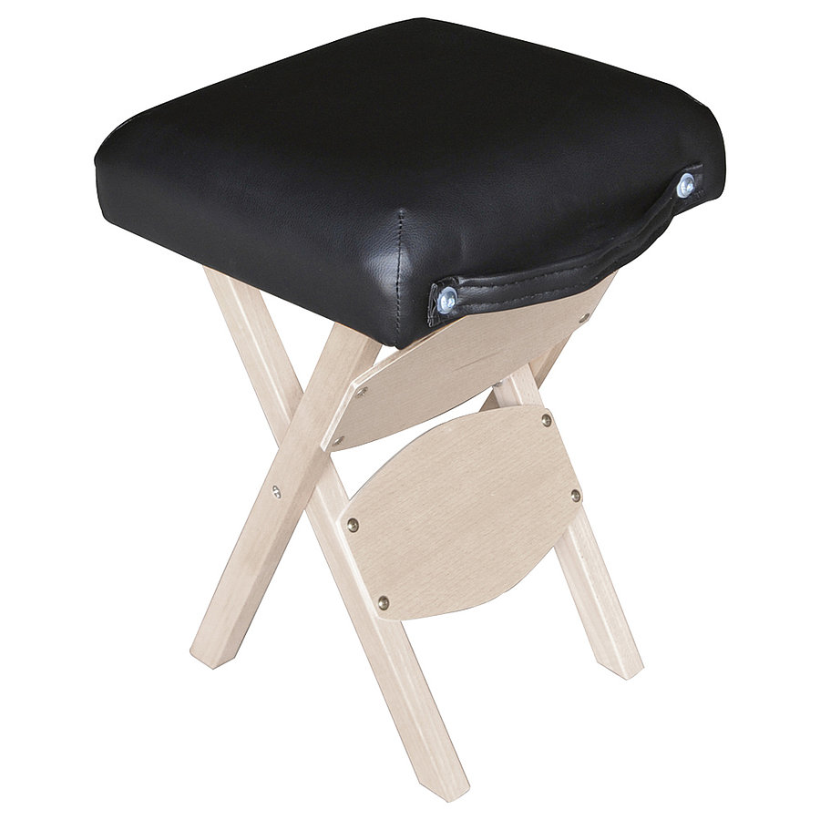 Massagehocker klappbar - schwarz