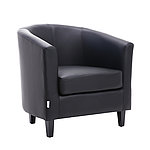 Wartezimmer-Sessel - schwarz