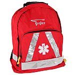 Notfallrucksack 3M, rot. leer