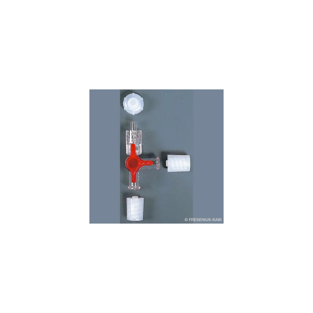 Dreiwegehahn rot