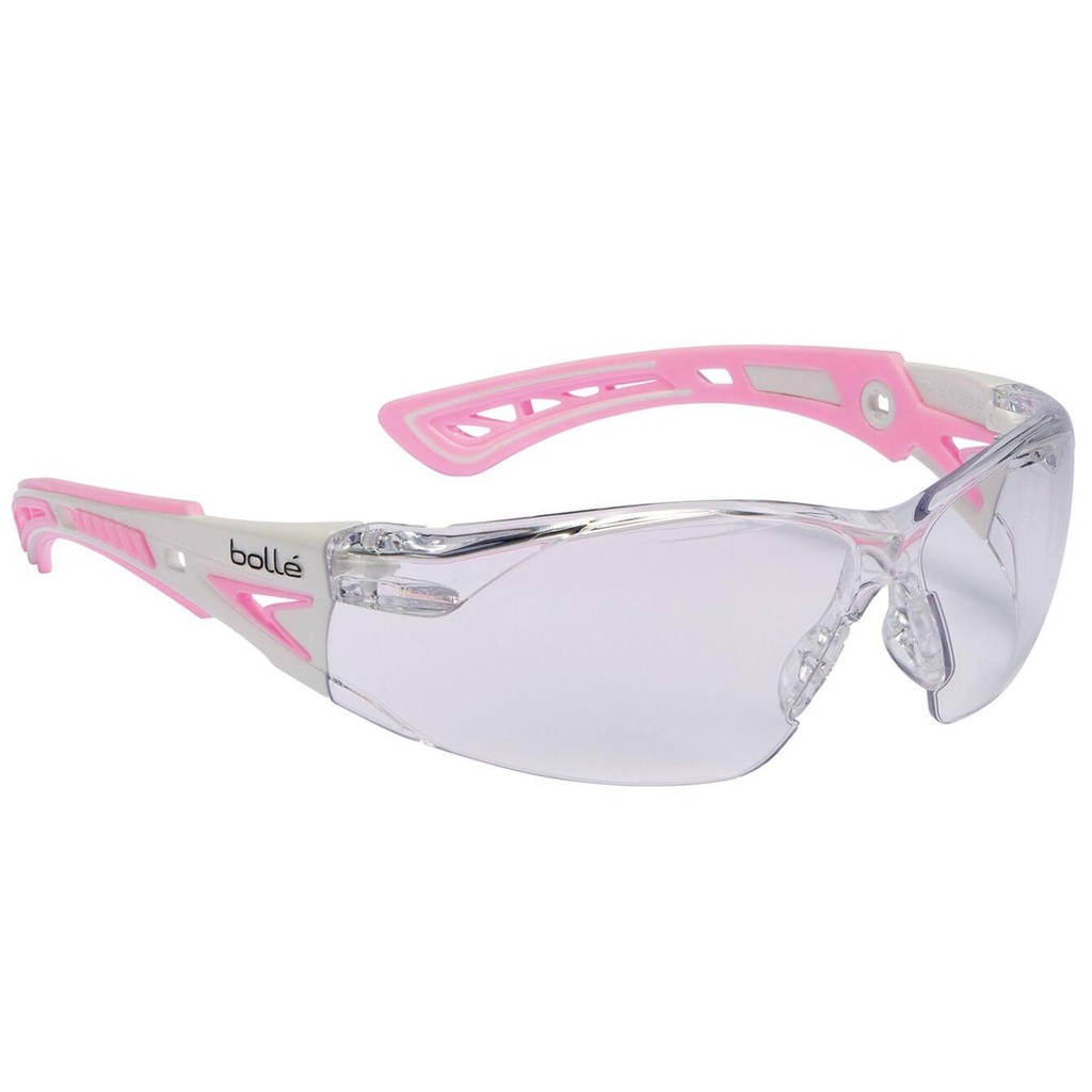 Bollé Schutzbrille Rush Plus Small Clear Rosa