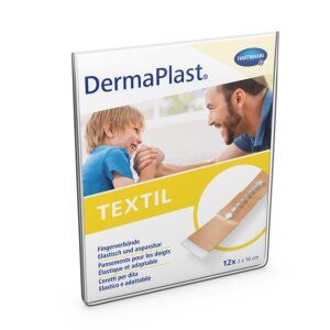 DermaPlast Fingerverband Textil 2x16cm 12Stk