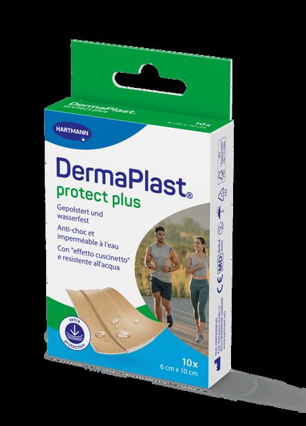 DermaPlast Pflaster ProtectPlus, 6x10cm, 10Stk