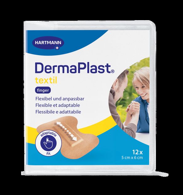 DermaPlast Fingerspitzenverband, 5x6cm, 12Stk