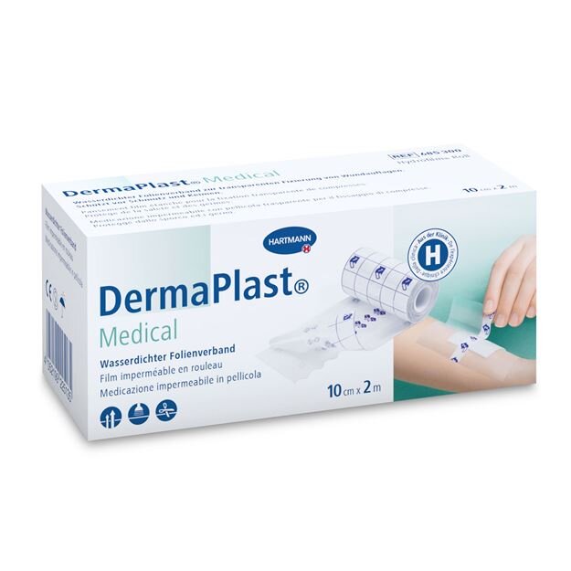 DermaPlast Medical Fixierfolie, 10cmx2m