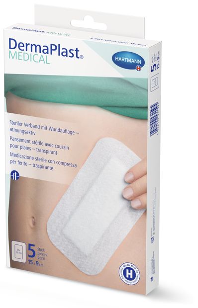 DermaPlast Medical Vliesverband - 9cm - 15cm