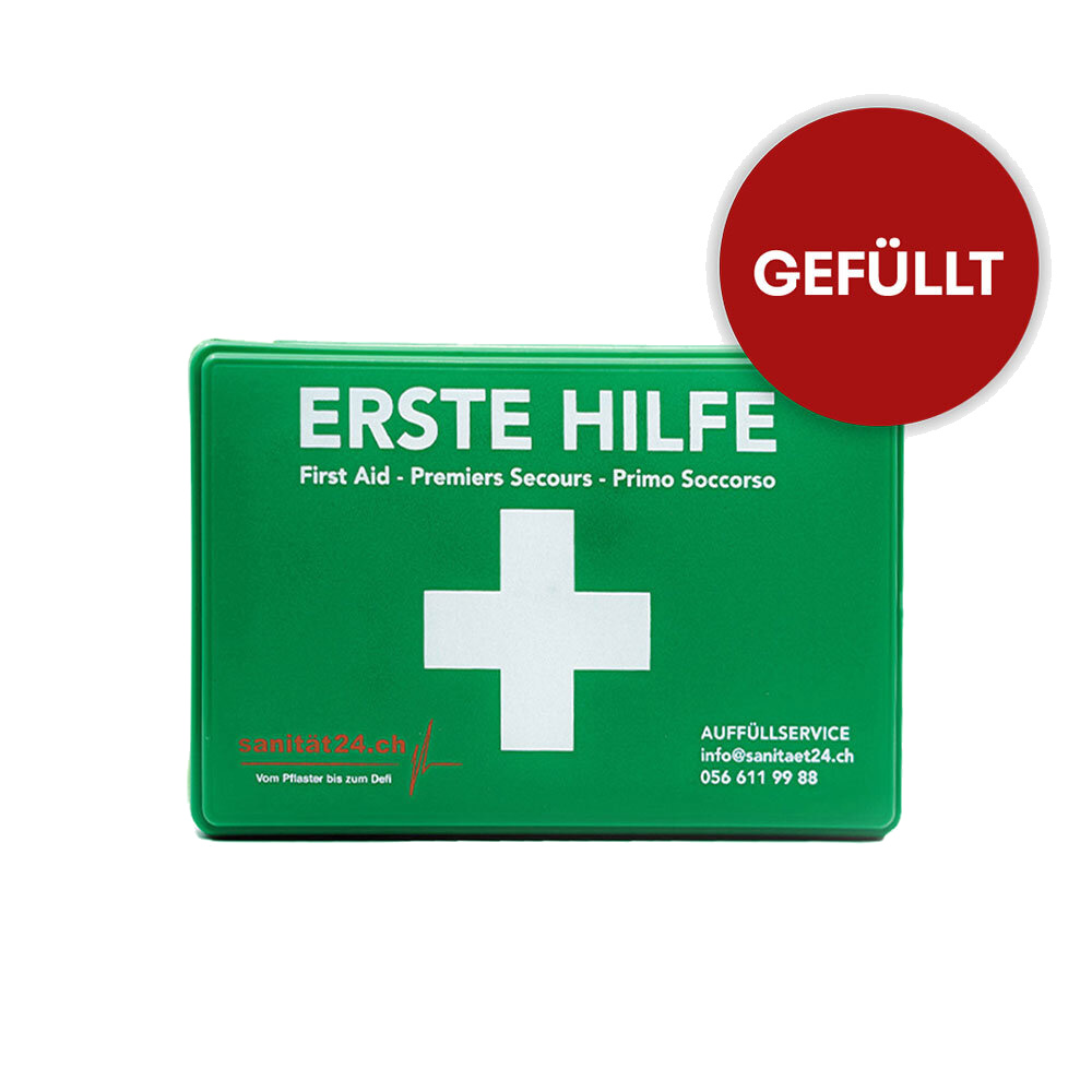 Apotheke mittel, gefüllt