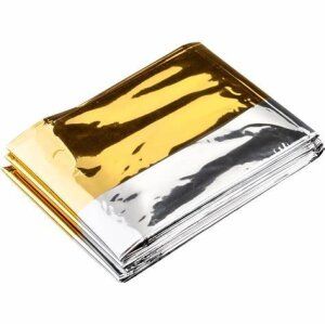 Rettungsdecke, gold-silber