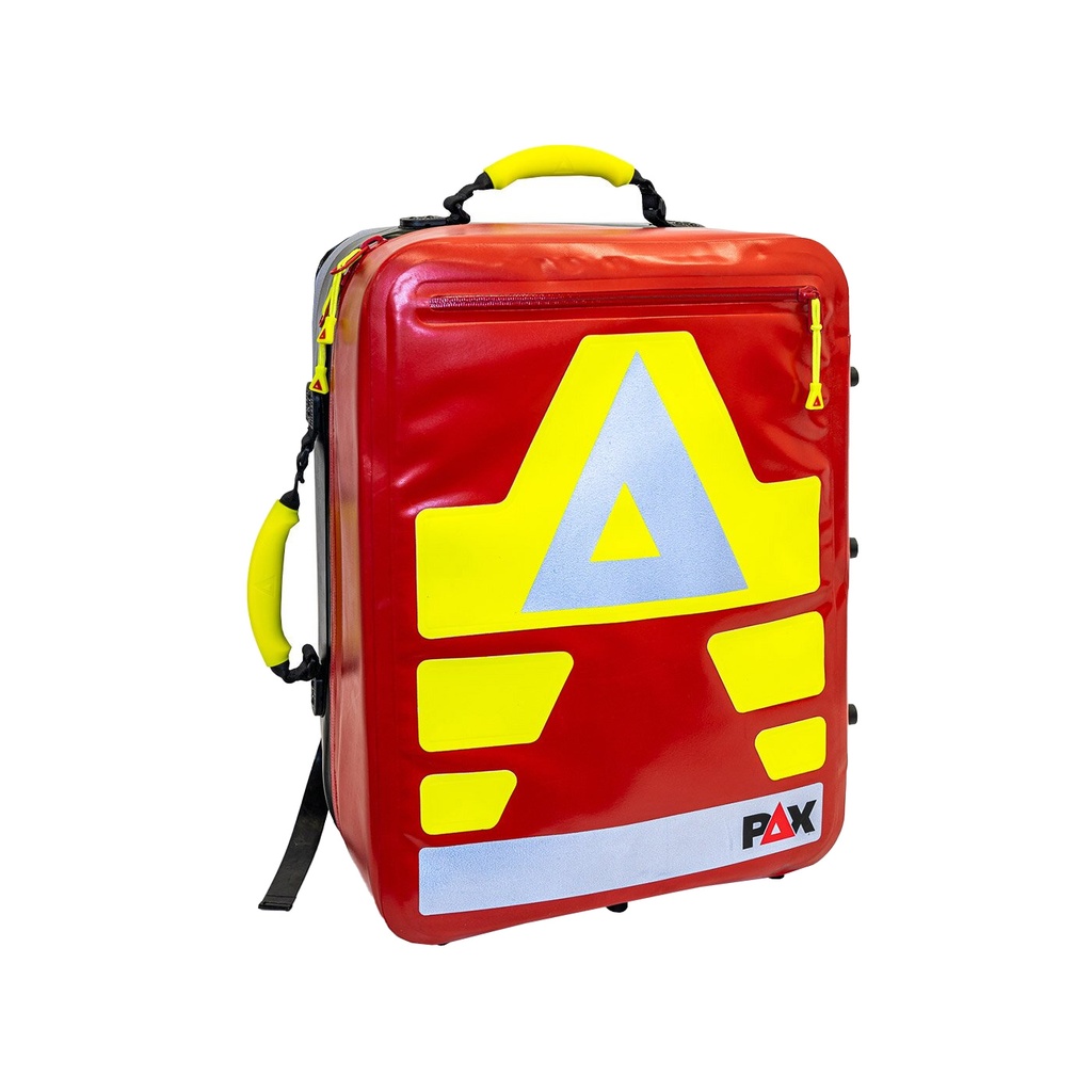 PAX Notfallrucksack P5/11 - rot - 2xKlarsichtmodulset 1