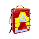 PAX Notfallrucksack P5/11 - rot - 2xKlarsichtmodulset 1