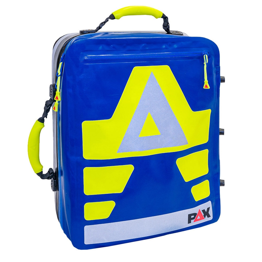 PAX Notfallrucksack P5/11 - blau - Klarsichtmodulset 2