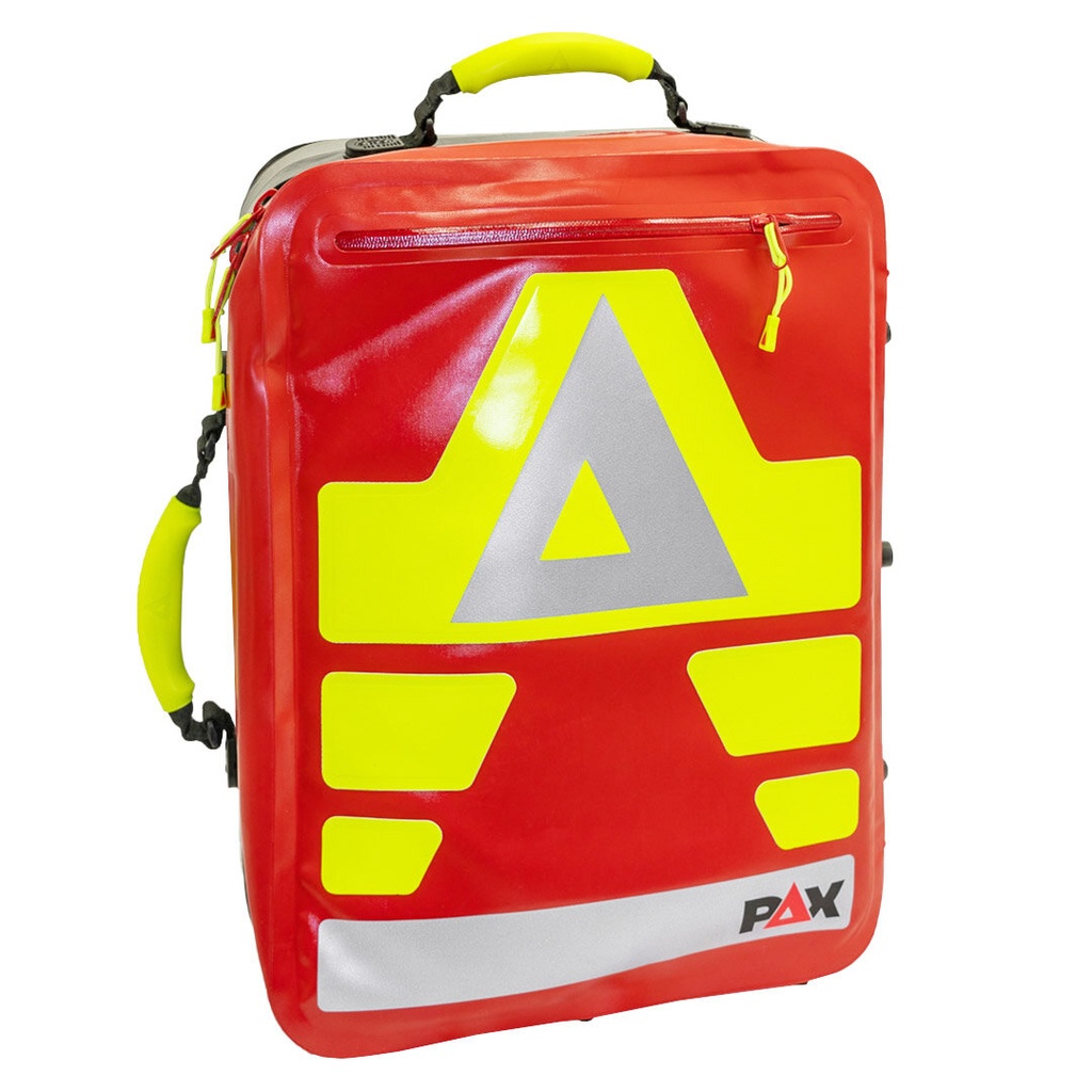 PAX Notfallrucksack P5/11 - rot - Klarsichtmodulset 1