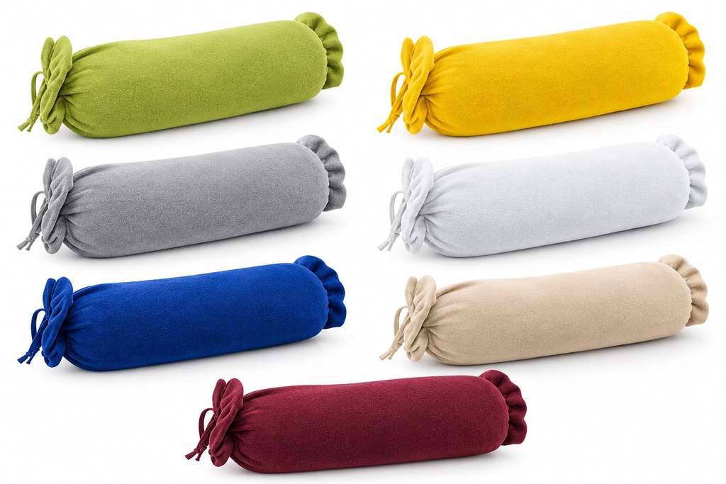 Nackenrollenbezug für 50cm Rollen bis 15cm DM - silber