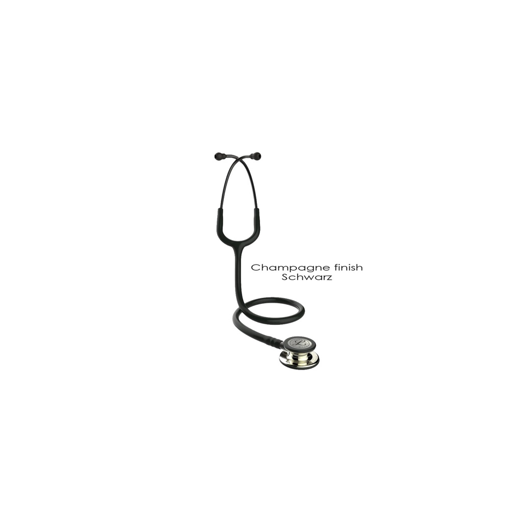 3M Littmann Classic IIl mit spezial Finish - schwarz - Champagne Finish