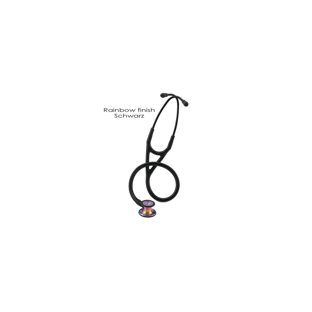 3M Littmann Cardiology IV das Ärztestethoskop - schwarz - Rainbow Finish