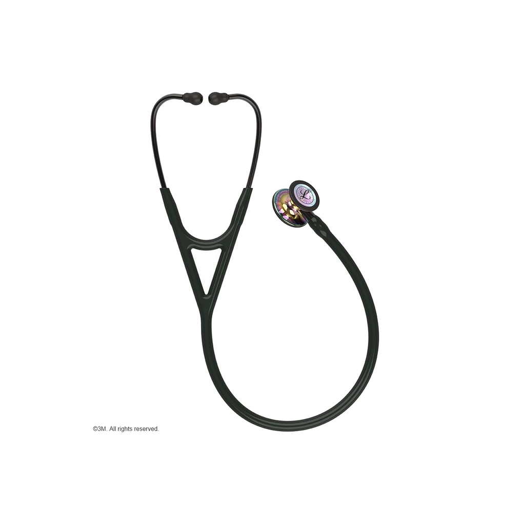 3M Littmann Cardiology IV das Ärztestethoskop - schwarz - Polished Rainbow