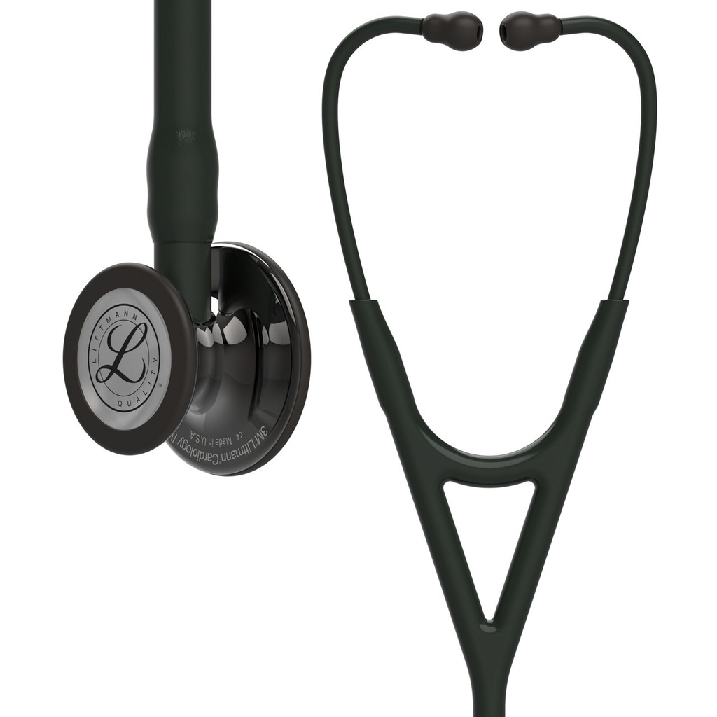 3M Littmann Cardiology IV das Ärztestethoskop - schwarz - Polished Smoke