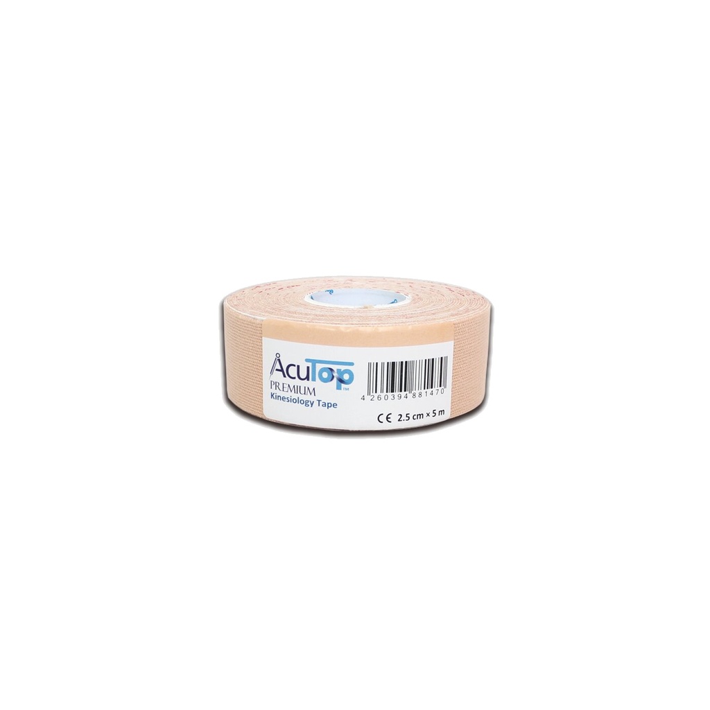 AcuTop Premium Tape S 2.5cm x 5 m - beige