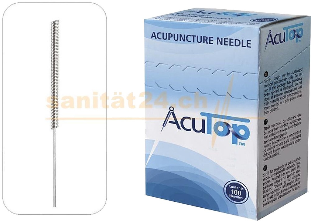 AcuTop KB-Typ Akupunkturnadel - 3cm - ⌀0.25