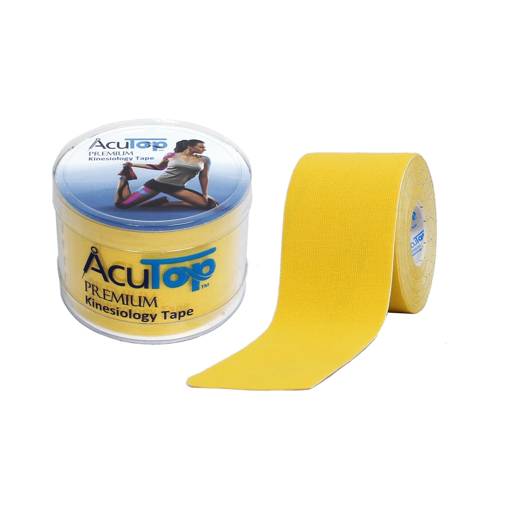 AcuTop Premium Tape 5cm x 5 m - gelb