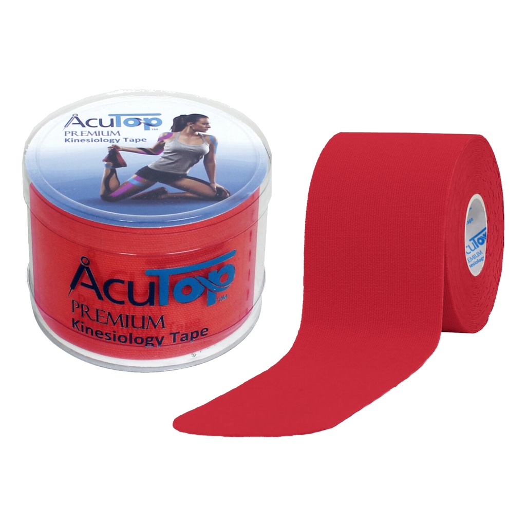 AcuTop Premium Tape 5cm x 5 m - rot
