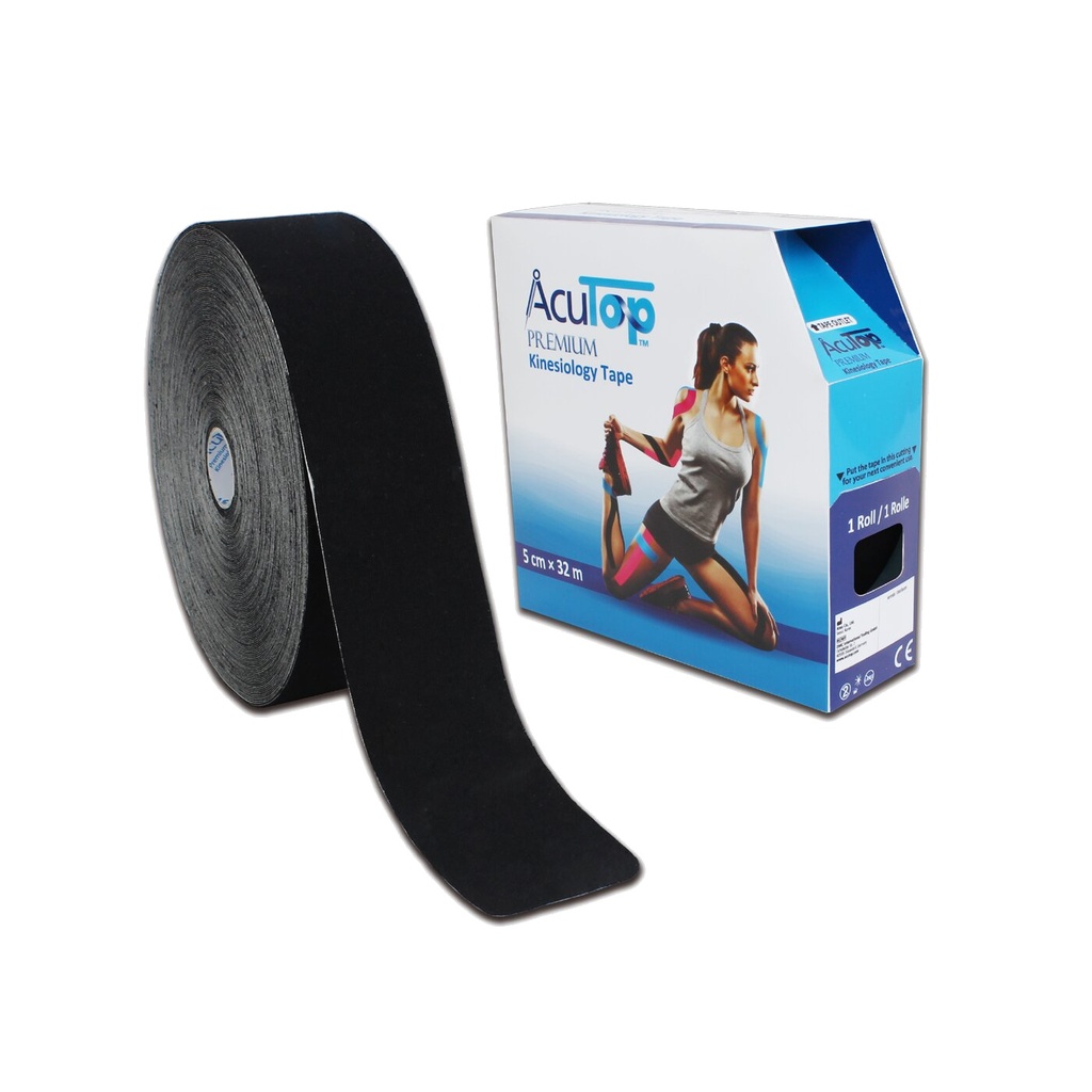 AcuTop Premium Tape XXL 5cm x 32 m - schwarz