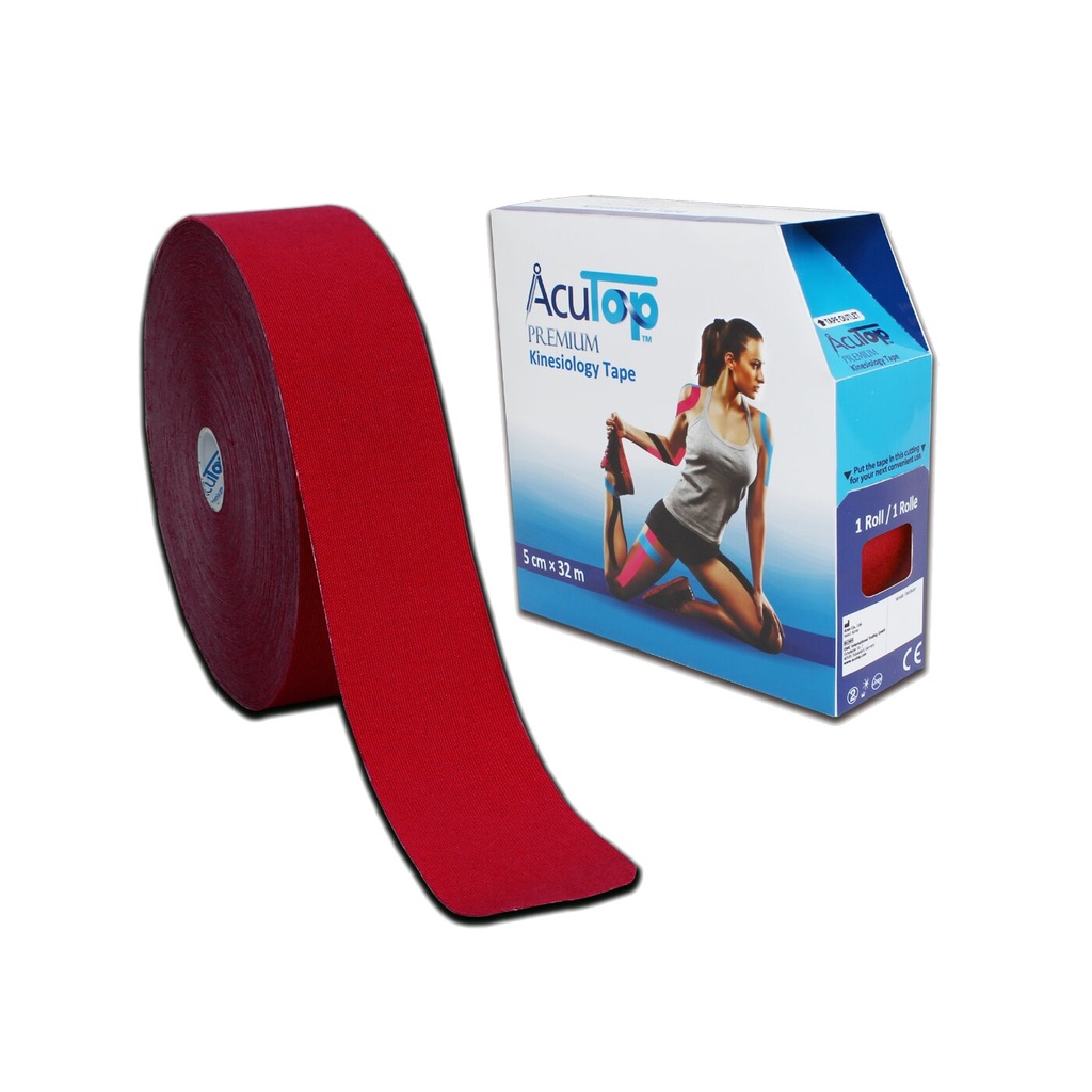 AcuTop Premium Tape XXL 5cm x 32 m - rot