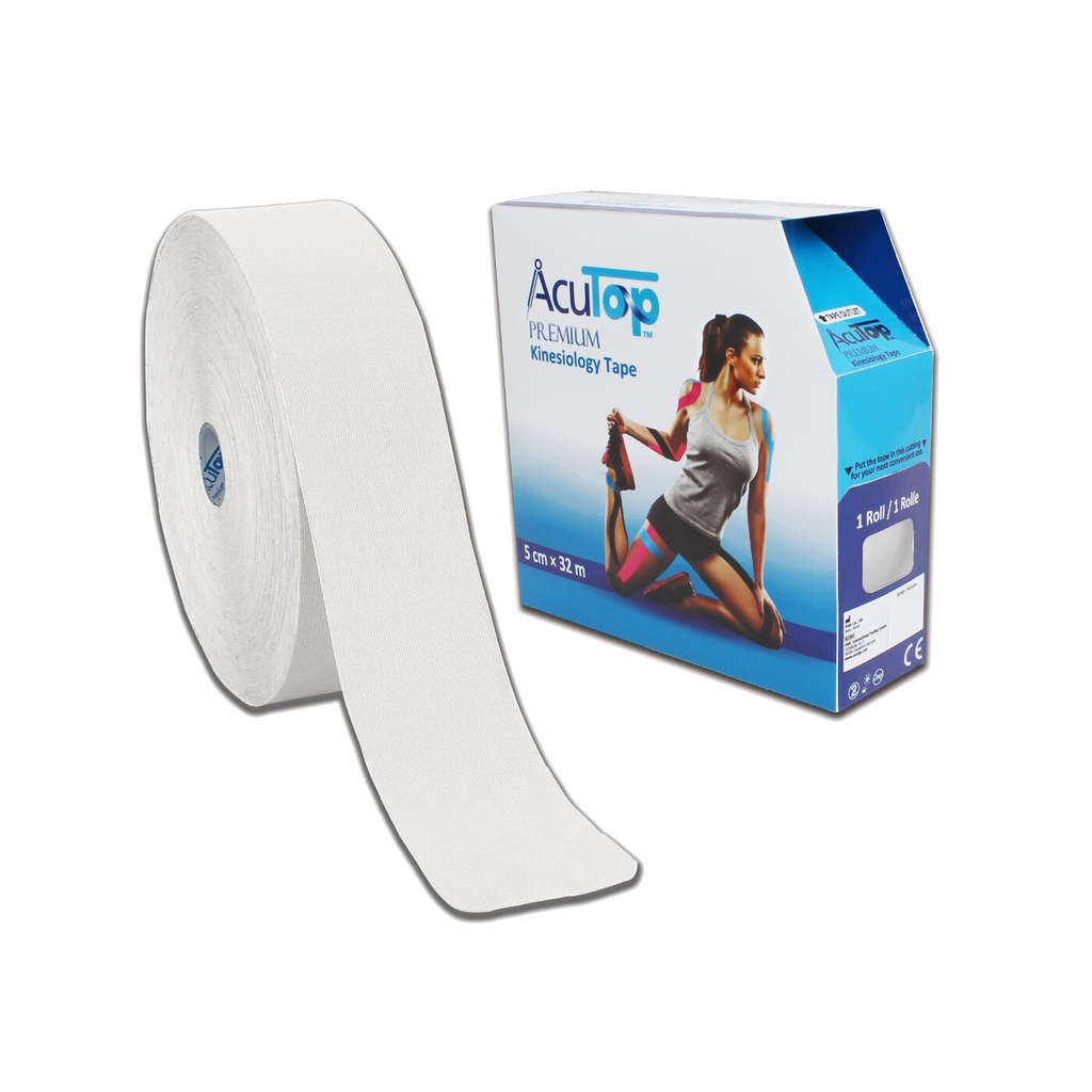 AcuTop Premium Tape XXL 5cm x 32 m - weiss