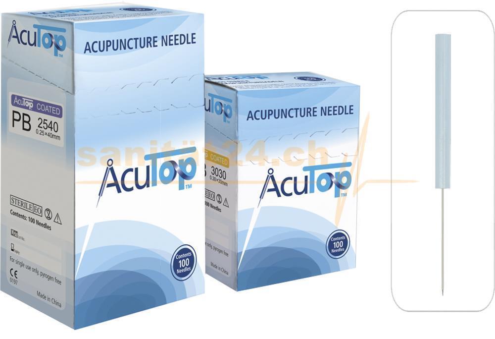 AcuTop PB-Typ Akupunkturnadel - 4cm - ⌀0.25