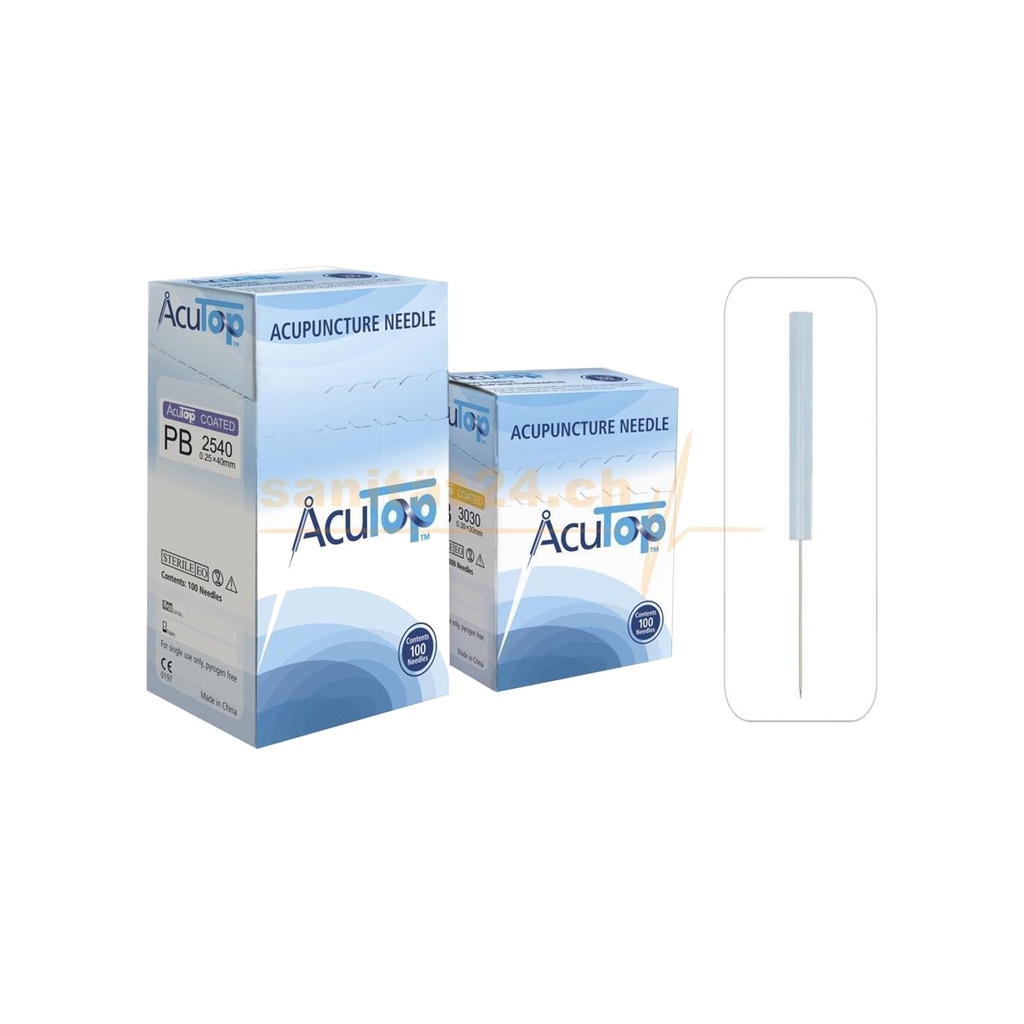 AcuTop PB-Typ Akupunkturnadel - 2.5m - ⌀0.25