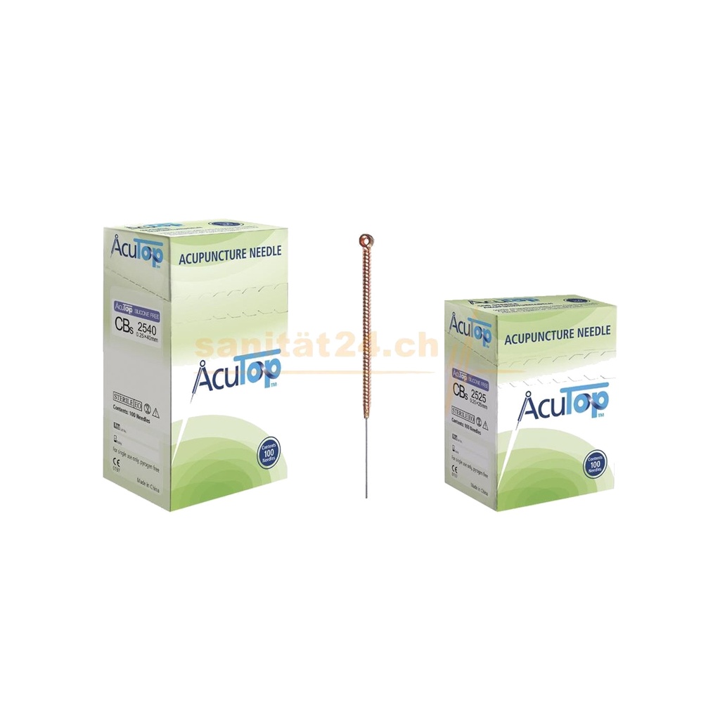AcuTop CBs-Typ Akupunkturnadel - 2.5m - ⌀0.25
