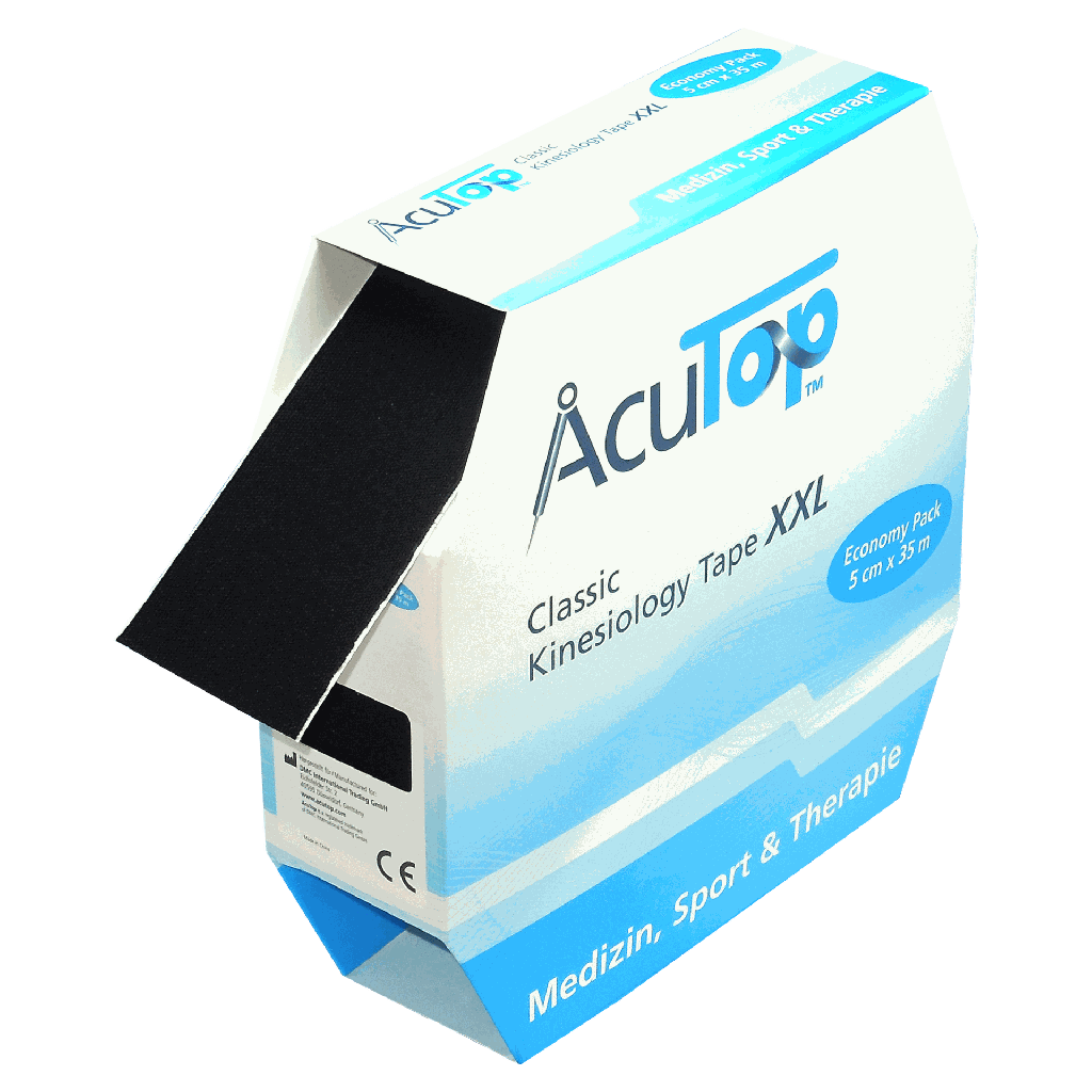 AcuTop XXL Classic Tape 5cm x 35 m - schwarz