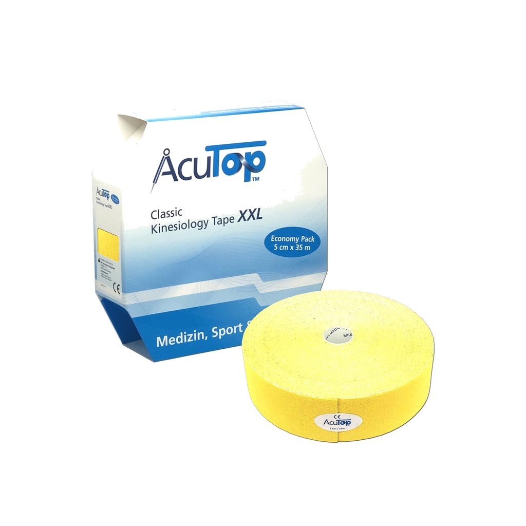 AcuTop XXL Classic Tape 5cm x 35 m - gelb