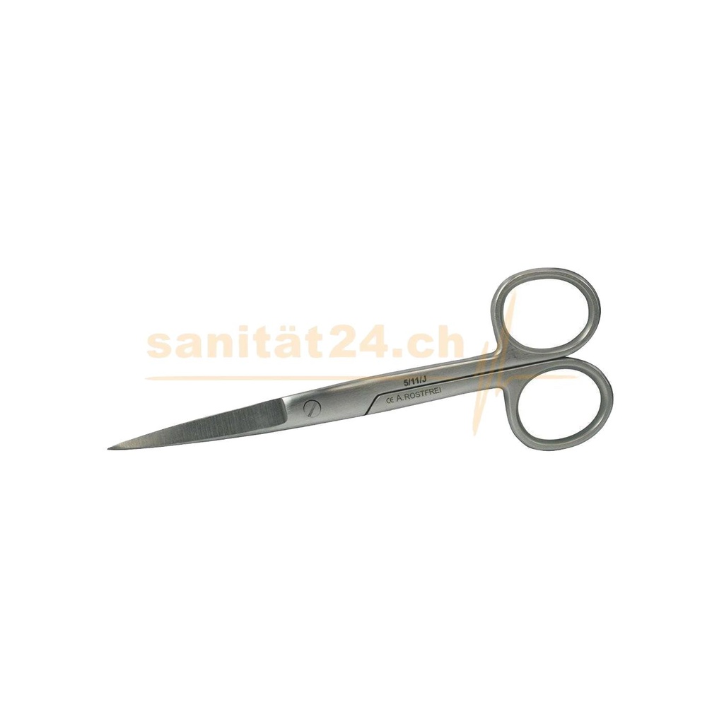 Chirurgische Schere spitz/spitz - 15cm - gerade