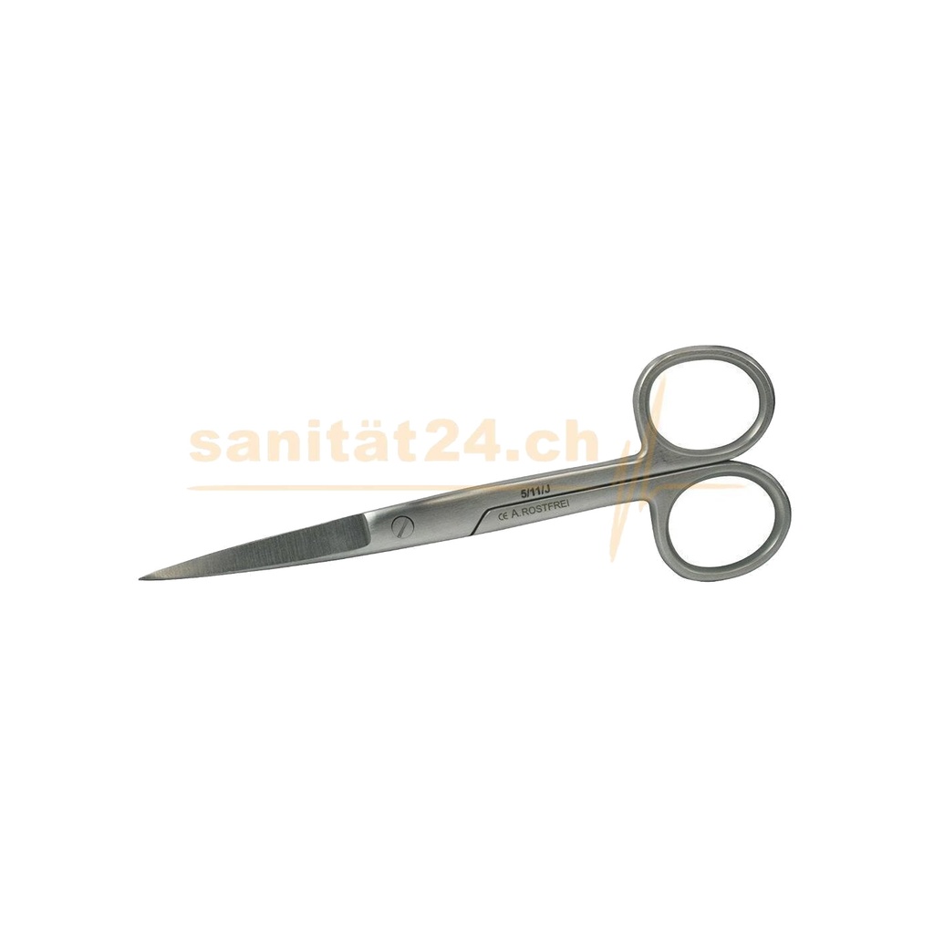 Chirurgische Schere spitz/spitz - 13cm - gebogen