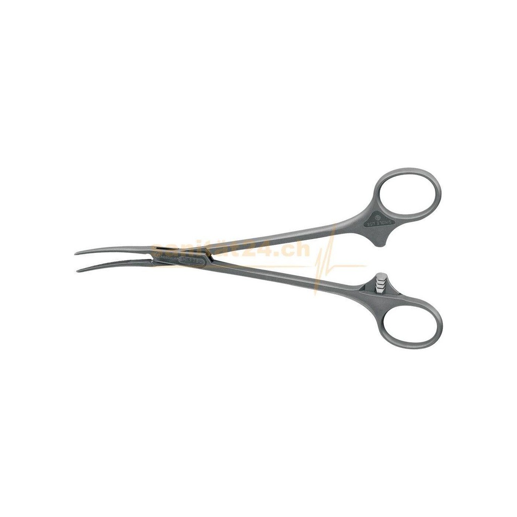 BIRKETT Arterienklemme 18,5cm, gebogen