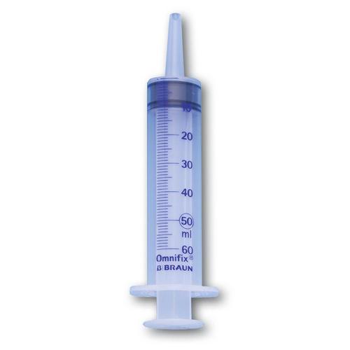 Omnifix Wund- und Blasenspritzen - 50ml - Katheteransatz ohne Luer-Ansatz - 100 Stück