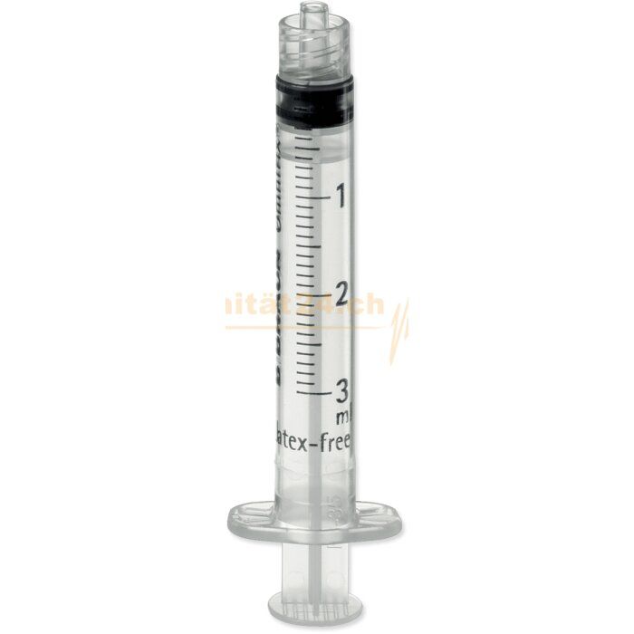 Omnifix Solo Einmalspritzen mit Luer-Lock Ansatz 3 ml / 0,1 ml