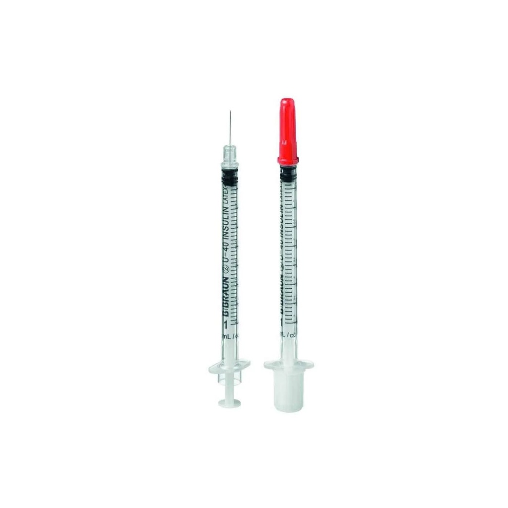Omnican 40 Insulinspritzen mit Kanüle, 0.30x8mm, 40 IU