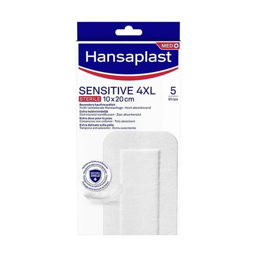 Hansaplast Sensitive steril, 5 Stück - 4XL