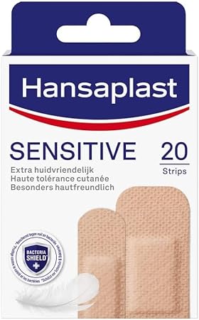 Hansaplast Sensitive, Hautton Light 20 Strips in 2 Grössen