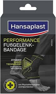 Hansaplast Sport Fußgelenkbandage Gr. L/XL, Knöchelumfang: 21,5 -25,5 cm