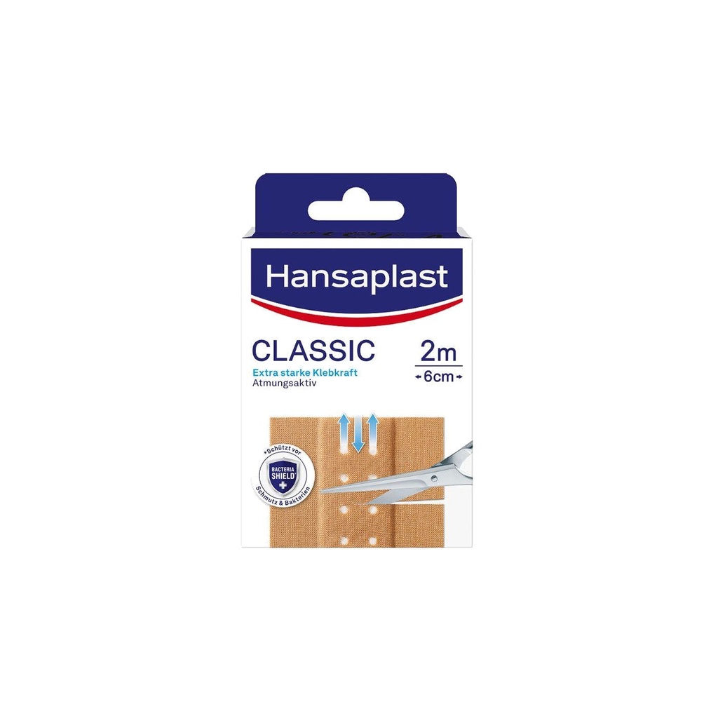 Hansaplast Classic Wundschnellverband 2m x 6cm