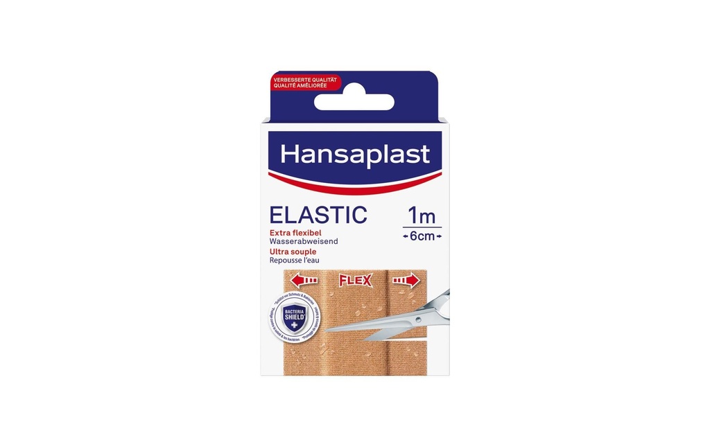 Hansaplast Elastic Meterware 1 m x 8 cm