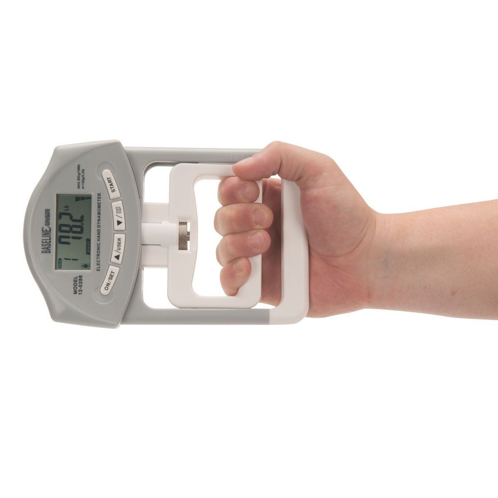 Baseline Electronic Smedley Handkraftmessgerät, 200 lbs./90 kg