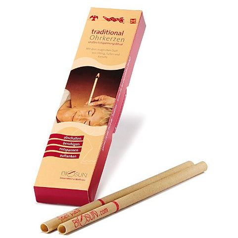 Biosun traditional Ohrkerzen, 1Paar