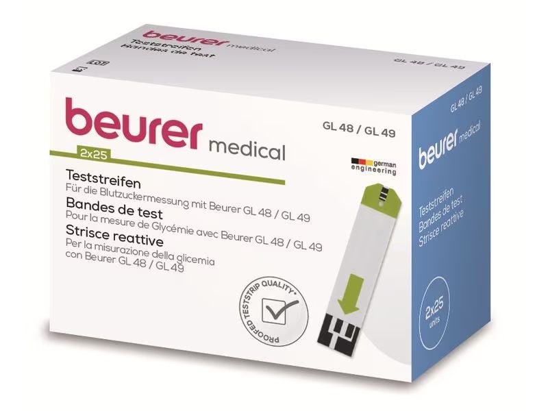 Beurer Teststreifen GL 48 und 49 - 50 Stück